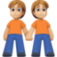 Эмодзи 🧑🏼‍🤝‍🧑🏼 Facebook.com