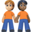 Эмодзи 🧑🏼‍🤝‍🧑🏿 Facebook.com
