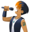 Эмодзи 🧑🏽‍🎤 Facebook.com