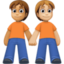 Эмодзи 🧑🏽‍🤝‍🧑🏼 Facebook.com