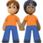 Эмодзи 🧑🏽‍🤝‍🧑🏿 Facebook.com