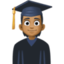 Эмодзи 🧑🏾‍🎓 Facebook.com