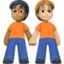 Эмодзи 🧑🏾‍🤝‍🧑🏼 Facebook.com