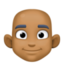 Эмодзи 🧑🏾‍🦲 Facebook.com