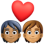 Эмодзи 🧑🏾‍❤️‍🧑🏽 Facebook.com
