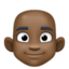 Эмодзи 🧑🏿‍🦲 Facebook.com