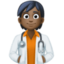 Эмодзи 🧑🏿‍⚕️ Facebook.com