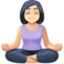 Эмодзи 🧘🏻‍♀️ Facebook.com