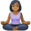 Эмодзи 🧘🏾‍♀️ Facebook.com