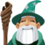 Эмодзи 🧙🏼‍♂️ Facebook.com