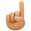 Эмодзи ☝🏼 Facebook.com