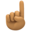 Эмодзи ☝🏽 Facebook.com