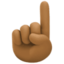 Эмодзи ☝🏾 Facebook.com