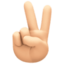Эмодзи ✌🏻 Facebook.com