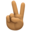 Эмодзи ✌🏽 Facebook.com