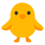 Google FRONT-FACING BABY CHICK