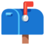Google CLOSED MAILBOX WITH RAISED FLAG