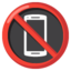 Google NO MOBILE PHONES
