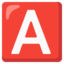 A button (blood type) Google Noto emoji