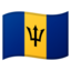 Flag: Barbados Google Noto emoji