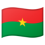 Flag: Burkina Faso Google Noto emoji