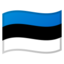Flag: Estonia Google Noto emoji
