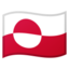 Flag: Greenland Google Noto emoji