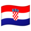 Flag: Croatia Google Noto emoji