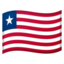 Flag: Liberia Google Noto emoji