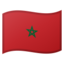 Flag: Morocco Google Noto emoji