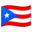 Flag: Puerto Rico Google Noto emoji