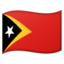 Flag: Timor-Leste Google Noto emoji