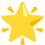 Glowing Star Google Noto emoji