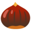 Chestnut Google Noto emoji