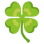 Four leaf clover Google Noto emoji