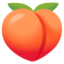 Peach Google Noto emoji