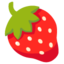 Strawberry Google Noto emoji