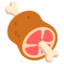 Meat on bone Google Noto emoji