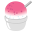Shaved ice Google Noto emoji