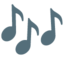 Musical Notes Google Noto emoji