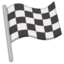 Chequered flag Google Noto emoji