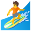 Surfer Google Noto emoji