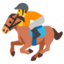Horse racing Google Noto emoji