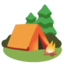 Camping Google Noto emoji