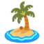 Desert Island Google Noto emoji