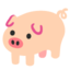 Pig Google Noto emoji