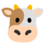 Cow face Google Noto emoji