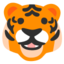 Pasuryan Macan Google Noto emoji