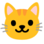 Cat face Google Noto emoji