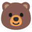 Медведь Google Noto emoji